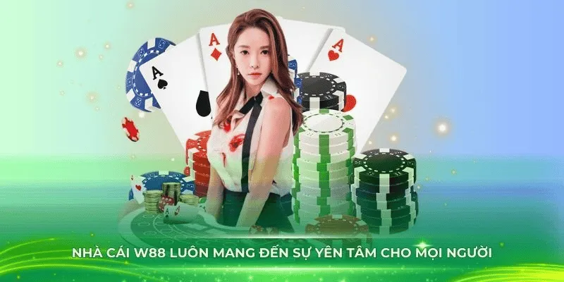 Nhà cái w88 luôn mang đến sự yên tâm cho người mới